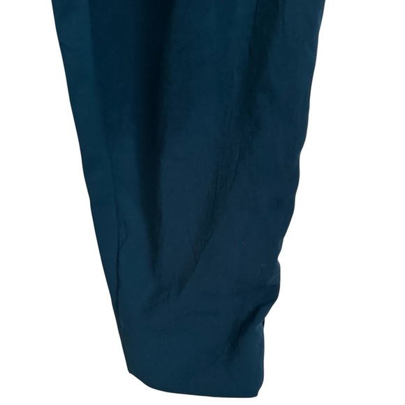 HELMUT LANG DARK TEAL PEGGED LEG ZIP ANKLE PANTS SIZE 4 - Picture 7 of 15